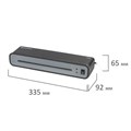 Ламинатор BRAUBERG L460B ЧЕРНЫЙ, формат A4, толщина пленки 75-125 мкм, скорость 30 см/мин., 531016 531016