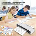 Ламинатор BRAUBERG L460W БЕЛЫЙ, формат A4, толщина пленки 75-125 мкм, скорость 30 см/мин., 532269 532269