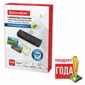 Пленки-заготовки для ламинирования МАЛОГО ФОРМАТА (65х95 мм), КОМПЛЕКТ 100 шт., 100 мкм, BRAUBERG, 530903 530903