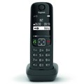 Радиотелефон Gigaset AS690, память 100 номеров, АОН, повтор, часы, черный, S30852H2816S301 263134