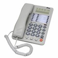 Телефон RITMIX RT-495 white, АОН, спикерфон, память 60 номеров, тональный/импульсный режим, белый, 80002153 263161