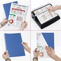 Обложки картонные для переплета, А4, КОМПЛЕКТ 100 шт., тиснение под кожу, 230 г/м2, синие, BRAUBERG, 530836 530836