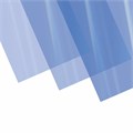 Обложки пластиковые для переплета, А4, КОМПЛЕКТ 100 шт., 150 мкм, прозрачно-синие, ОФИСМАГ, 531447 531447