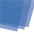 Обложки пластиковые для переплета, А4, КОМПЛЕКТ 100 шт., 200 мкм, прозрачно-синие, BRAUBERG, 530830 530830