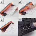 Переплетная машина для пластиковой пружины BRAUBERG BM-4, + ДЫРОКОЛ на 4 отверстия, пробивает 4 л., сшивает до 50 л., 531585 531585